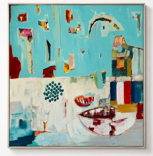 Painting on Canvas by Huddersfield Artist Joe Tully