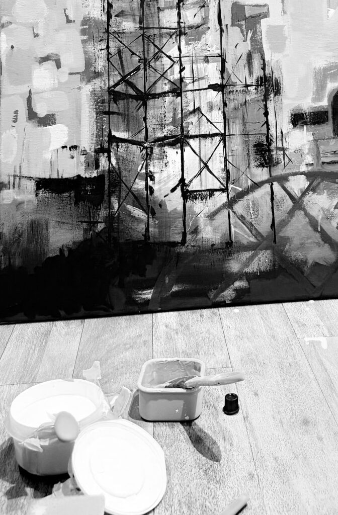 Painting by Joe Tully
